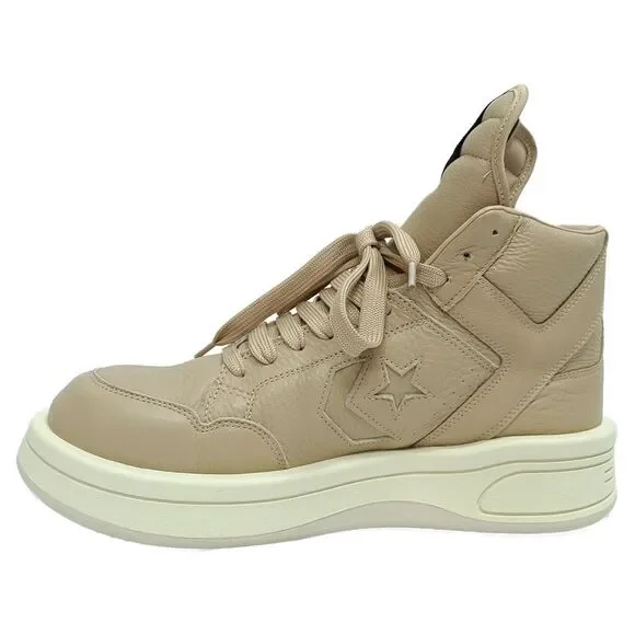 Rick Owens DRKSHDW x Converse TURBOWPN Sneakers in Beige Leather - Picture 5 of 8
